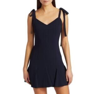 CINQ À SEPT Kristy Tie-Strap Mini Dress - Size 10